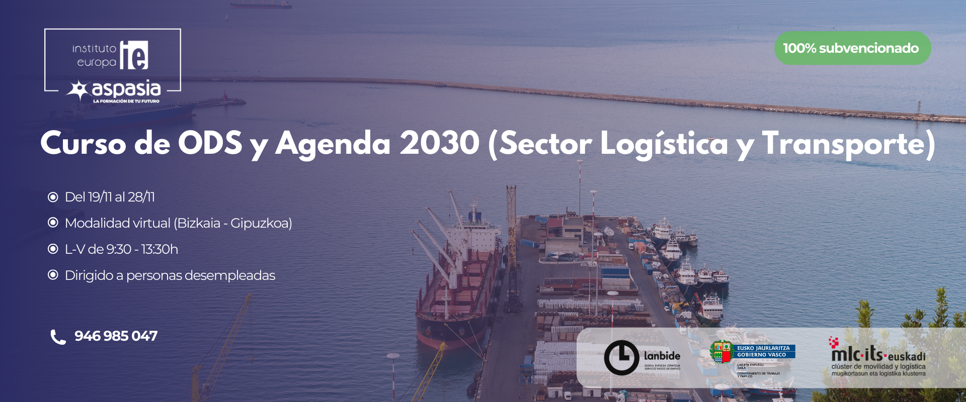 COML0011 - ODS Y AGENDA 2030 EN EL SECTOR DE LA LOGISTICA Y EL TRANSPORTE